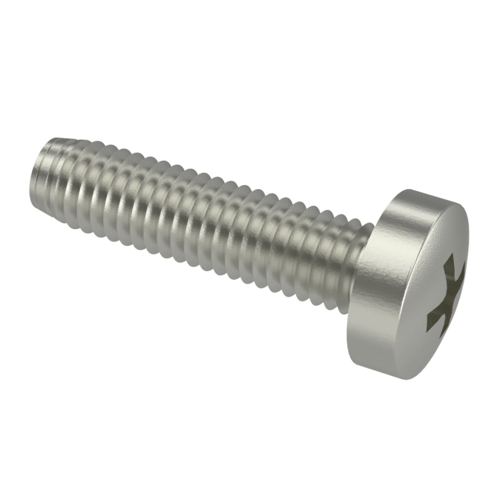 DIN 7516  AE M  4 x  8  St verzinkt     (Kopf: nach DIN 7985)